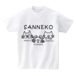 三猫Ｔシャツ（白）サイズ：S